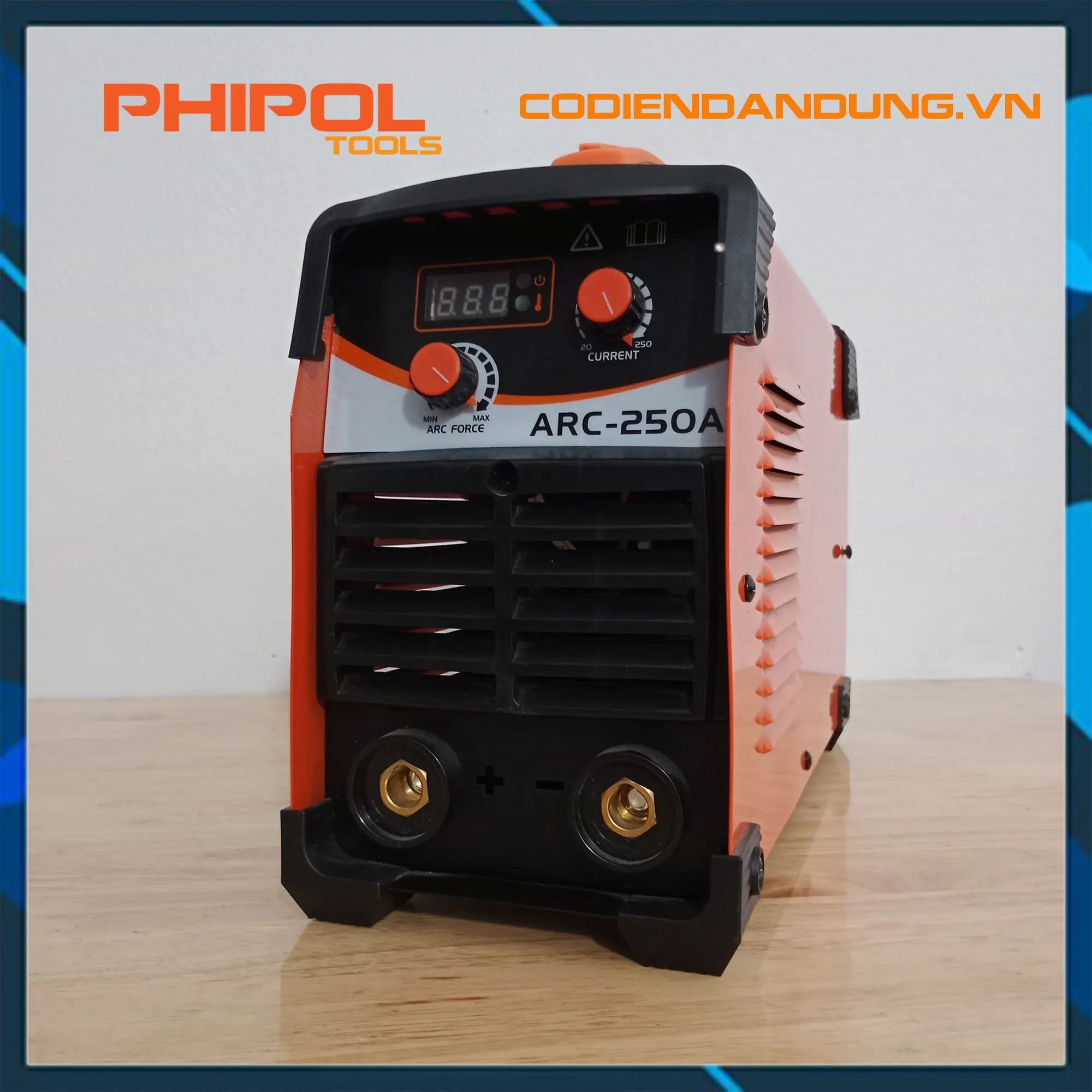 máy hàn arc 250a, máy hàn điện tử, máy hàn arc, phipol, codiendandung 01